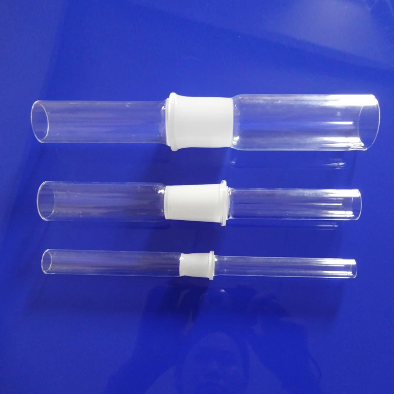 Мужские и женские матовые соединительные трубки из кварцевого стекла с