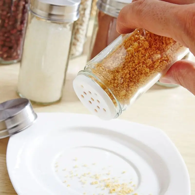 6/12 шт. поворота основы Приправа бутылки для специй баночки шкафа прочный