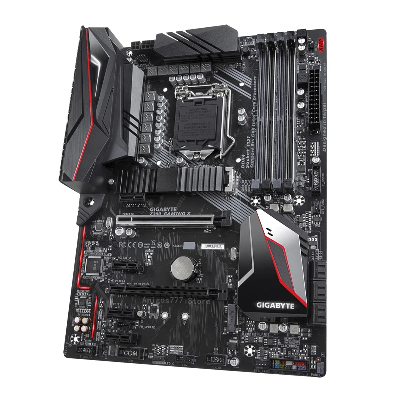 Günstig LGA 1151 Gigabyte Z390 GAMING X Motherboard Unterstützung./9th-Gen Core I9 I7 I5 Cpu PCI-E 3,0 M.2 SSD Gaming ATX Z390 Placa-Mãe