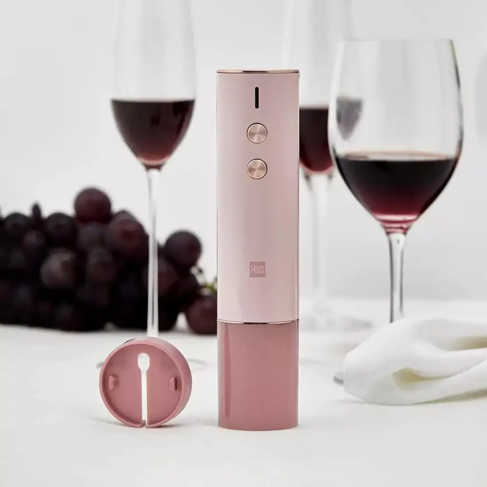 

HUOHOU Electric Wine Opener Automatic Red Wine Bottle Opener Rechargeable Electric Corkscrew Opener Kitchen Accessories