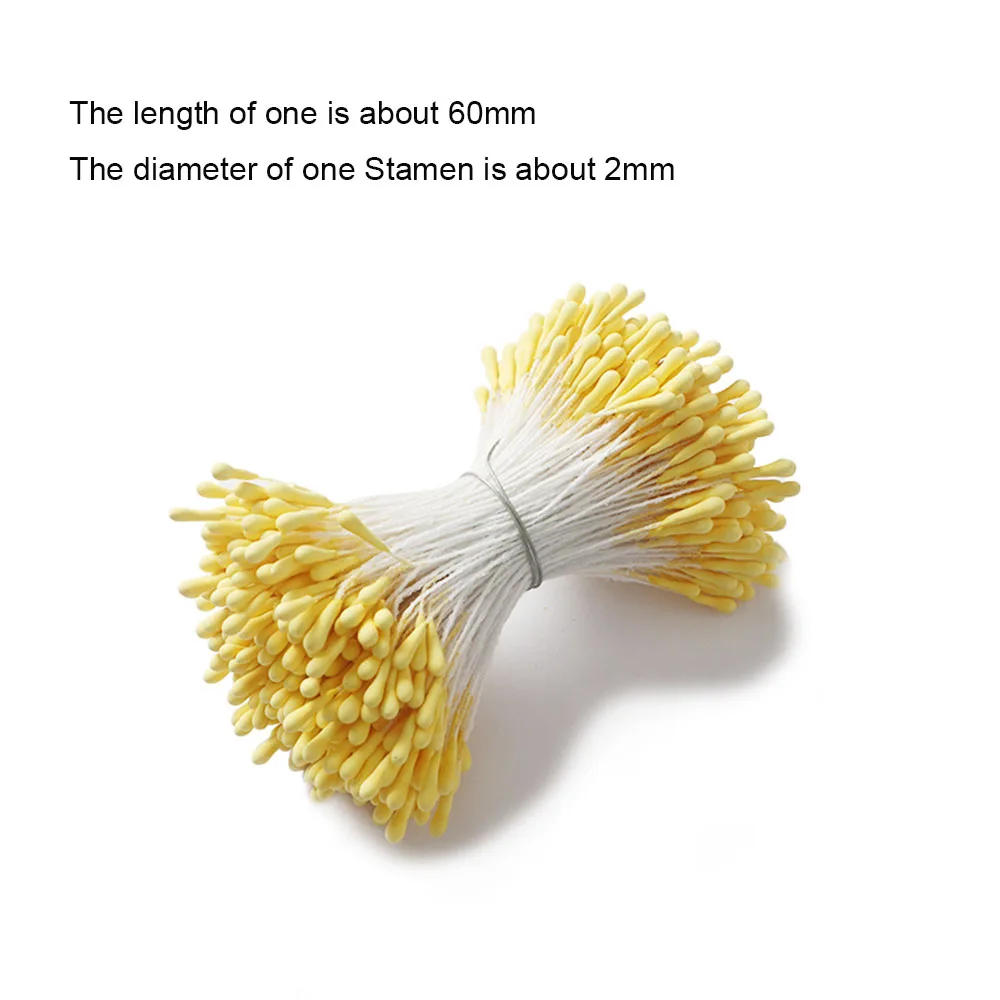 

QITAI 400/850pcs 2mm Mini Flower Stamen Pistil Wedding Decoration Scrapbooking DIY Artificial Cards Cakes Flowers Accessories