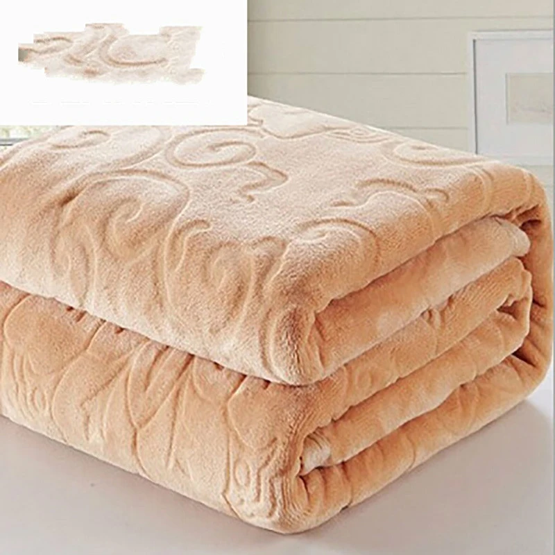

Double Coral Fleece Blanket for Bed Lamb Flannel Blanket Quilt Winter Warm Bedspread Bed Cover Sofa Throw Blanket WELL
