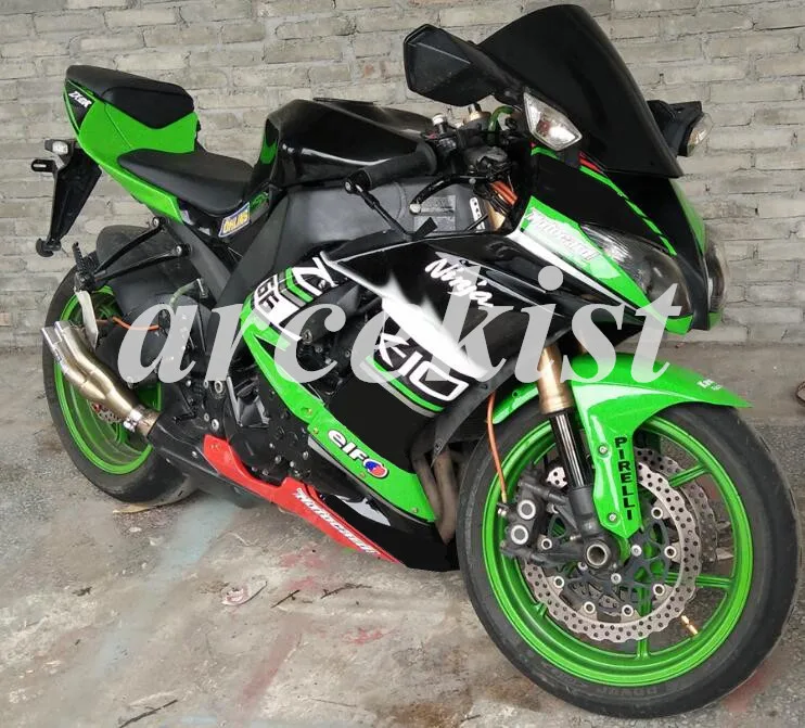 

Новинка, полный комплект обтекателей из АБС-пластика, подходит для kawasaki Ninja ZX10R 2008 2009 2010 обтекатель 08 09 10 10R Стандартный красный зеленый