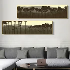 Настенная художественная живопись, картина, длинный плакат на холсте, картина, пейзаж, художественный принт, плакаты с изображением деревьев, картина, украшение для гостиной