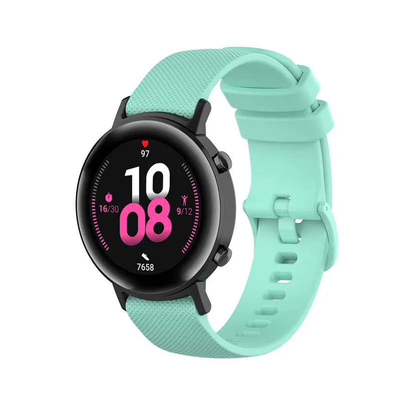 

Силиконовый ремешок 20 мм 22 мм для смарт-часов Samsung Galaxy Watch/Huawei Honor Magic Watch/Amazfit/Garmin Vivomove/POLAR IGNITE