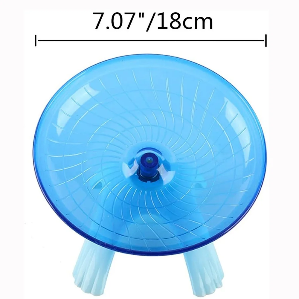 Домашний хомяк 18 см летающая тарелка упражнения колесо белки мышь диск для бега