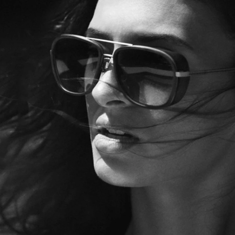 

Wholesale New Fashion PC Anti-ultraviolet 2146 Protection Oculos Gafas Oversized Retro Square Frame Sunglasses Trend Eyeglasses