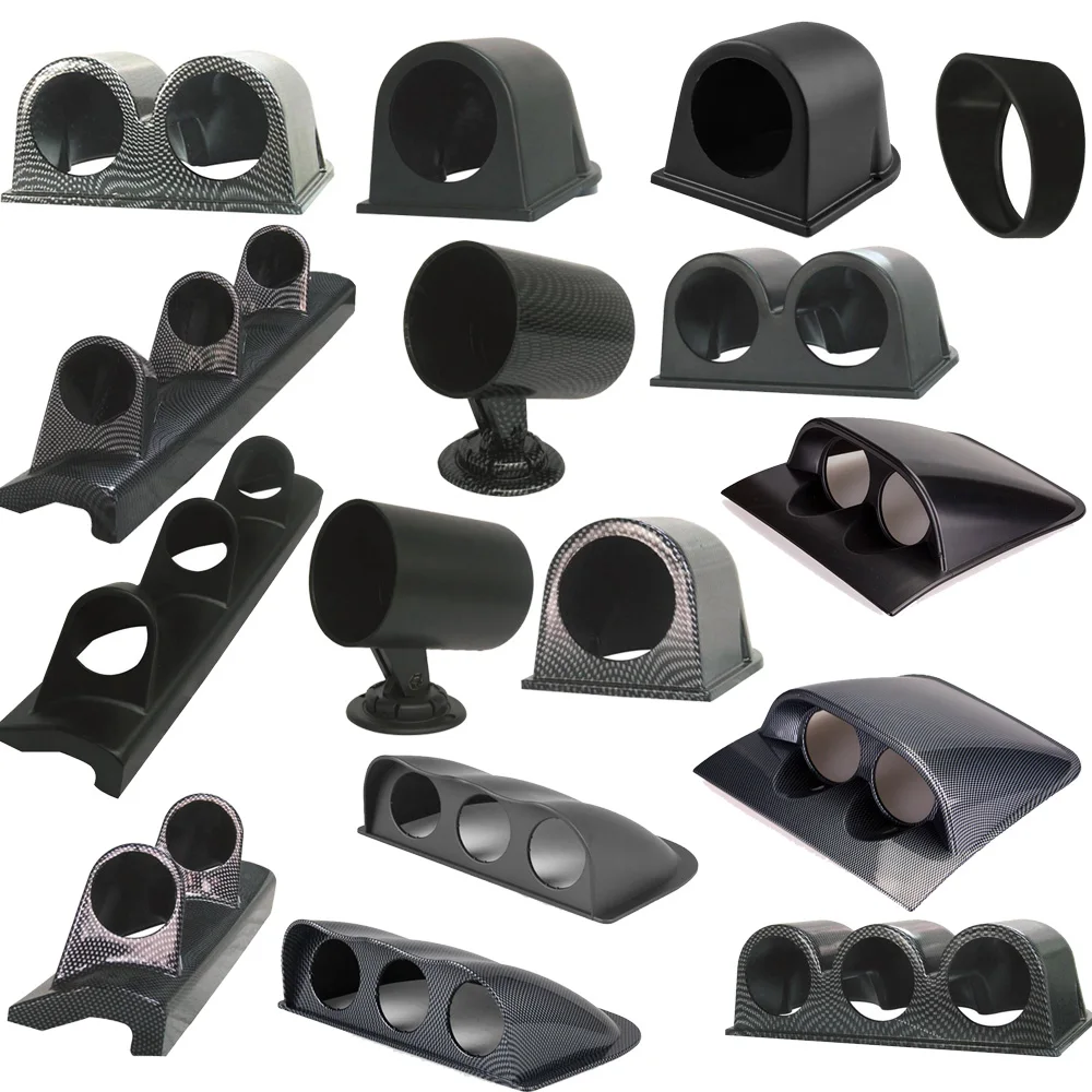 Универсальный автомобильный держатель для манометра 52 мм пластиковый одинарный