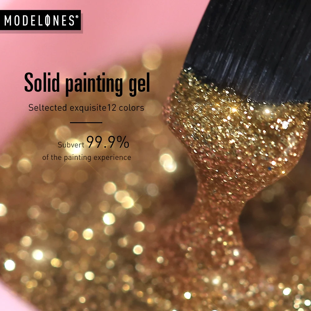 Modelones 4 шт./лот одноцветный светодиодный Гель-лак для ногтей впитывающий УФ-гель
