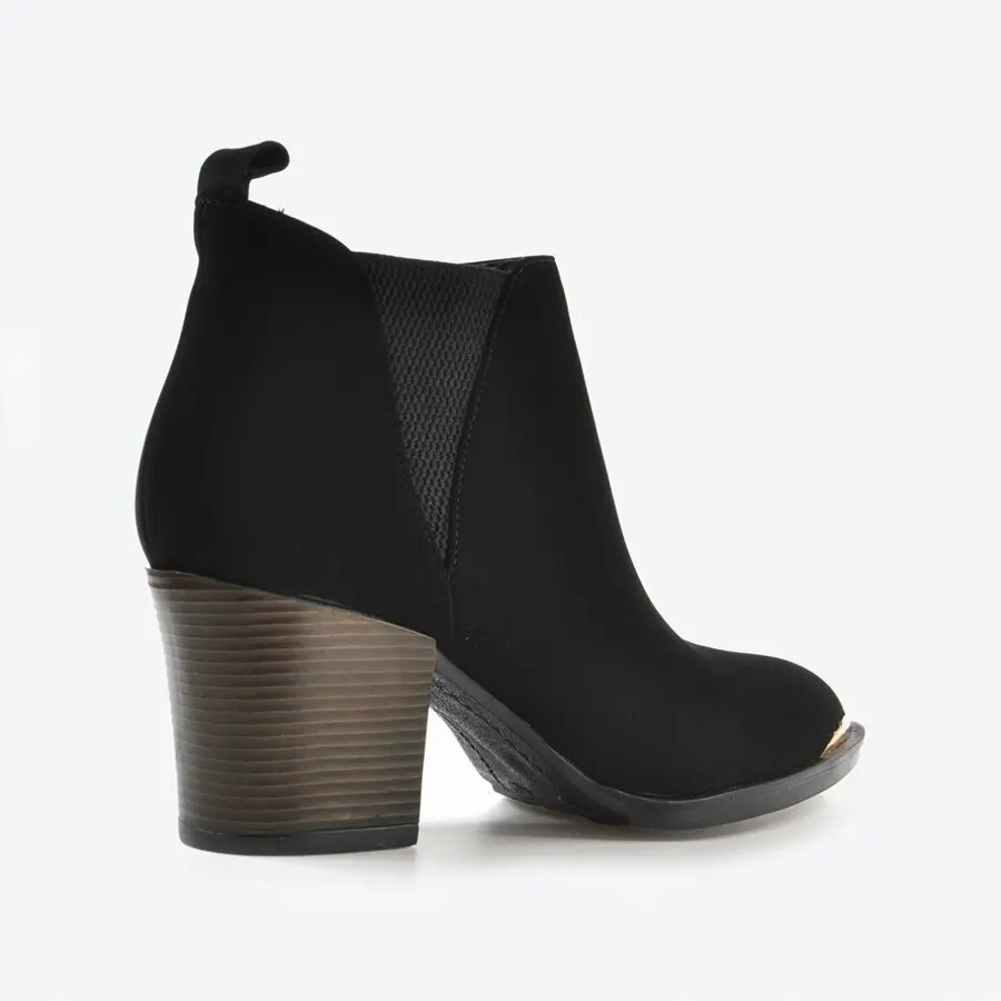 

Women Boots Mink Shoes Women Black Boots Vzn20-030K