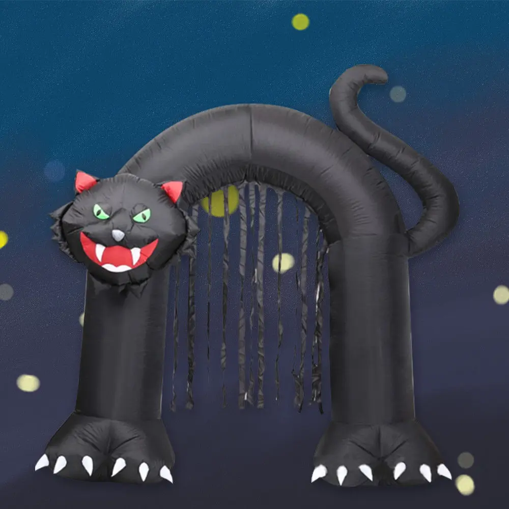 Надувная чёрная кошка в архальном стиле 8 футов высота 2 4 м | Инструменты
