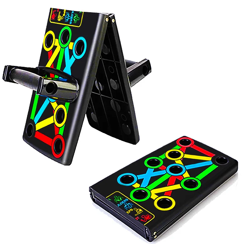 

Доска для отжиманий 9 в 1 Складная, многофункциональная доска для отжиманий, тренажер для мужчин, для тренировок в тренажерном зале, для дома,...