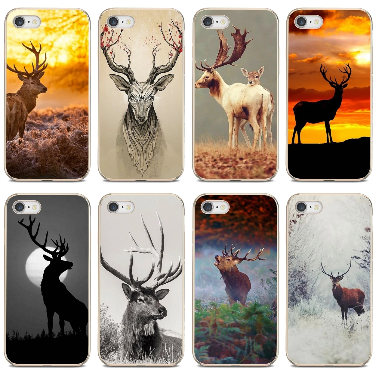 Чехол для сотового телефона Xiaomi Redmi 2 S2 3 3S 4 4A 5 5A 6 6A 7A 9 9T 9C 9A Pro Pocophone F1 The Sunset-wild-deer |