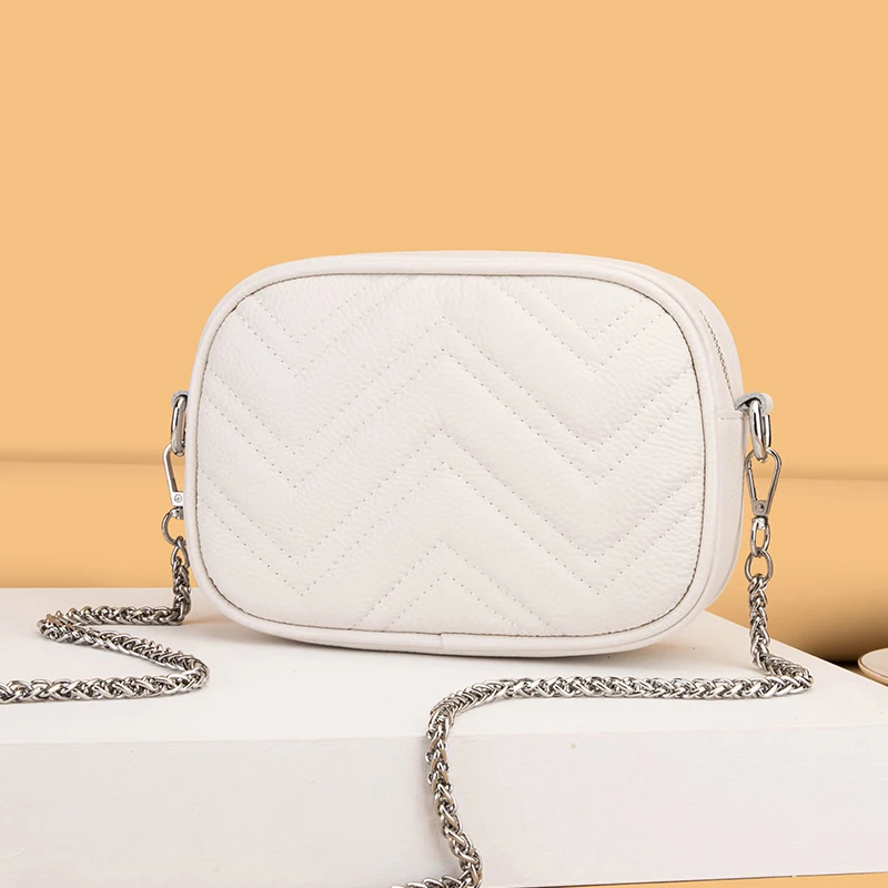 Женская сумка из 100% натуральной кожи на плечо модные роскошные Брендовые женские