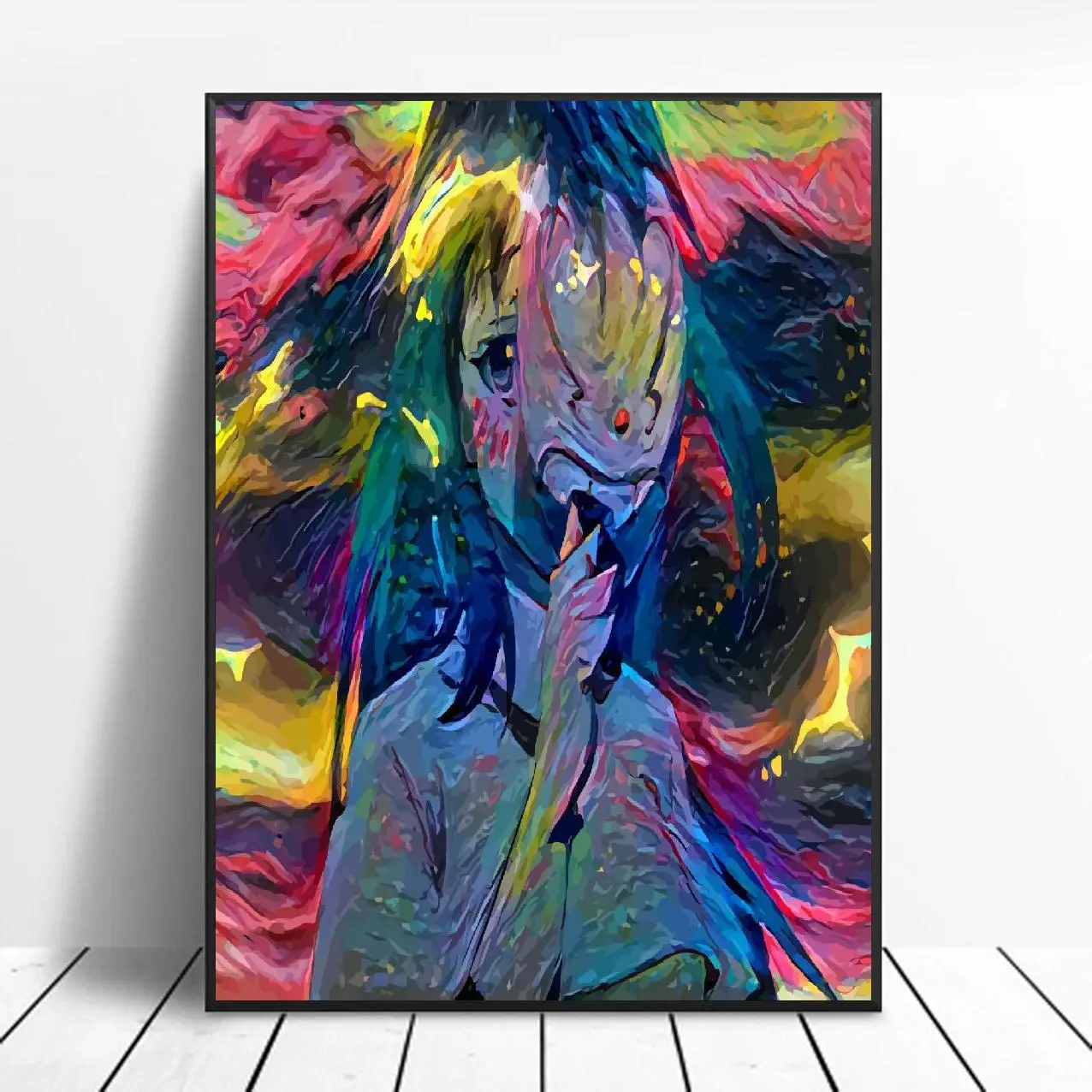 

Художественный постер на холсте с акварелью, домашний декор, картина без рамки