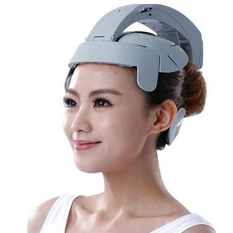Electric head massage device multifunctional vibration machine acupuncture points scalp massager |