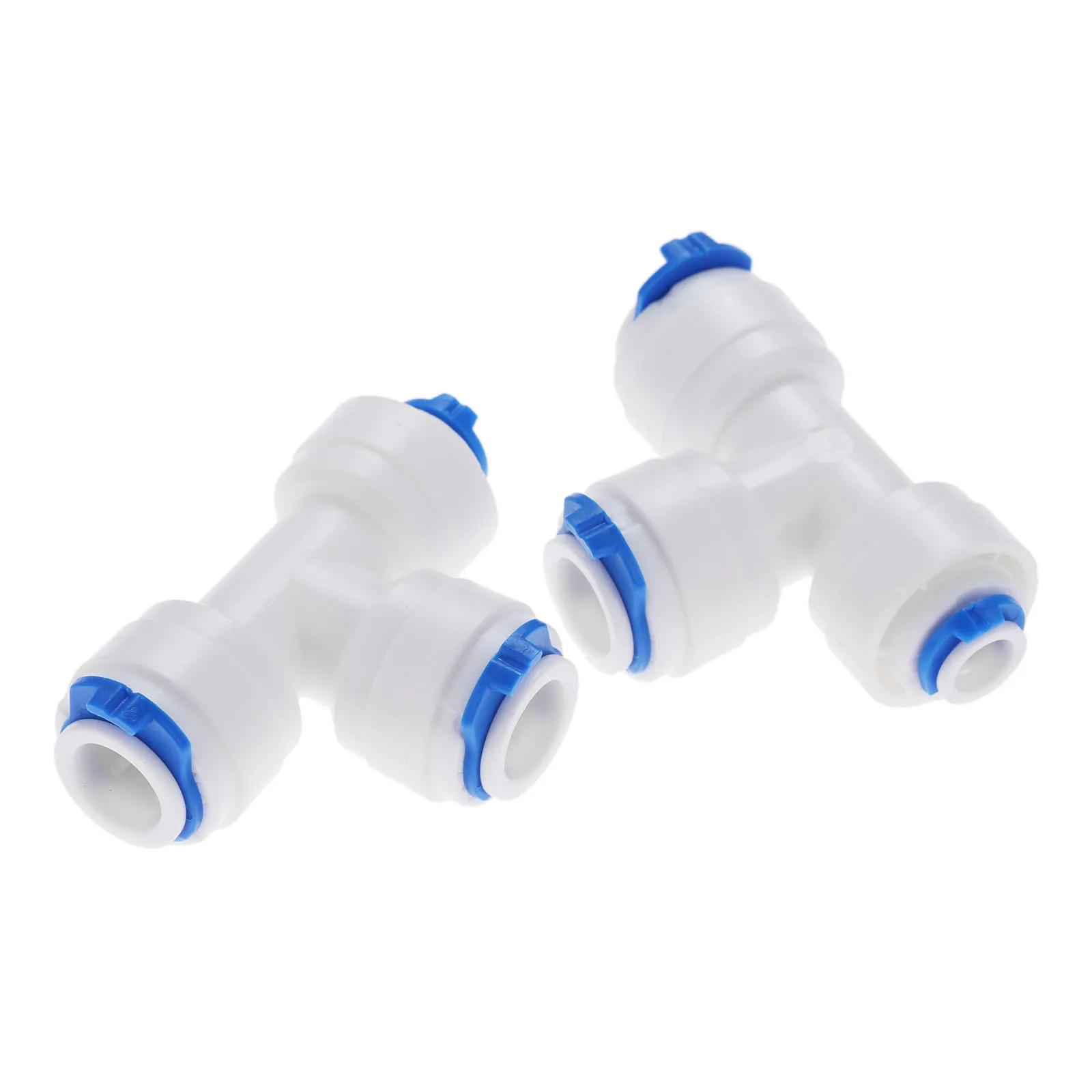 

2 шт. противонаправленный осмос вода Системы быстросъемное крепление 1/4 3/8 3/8 диаметр шланга Соединение тройник 3 Way прямые Пластик очистител...