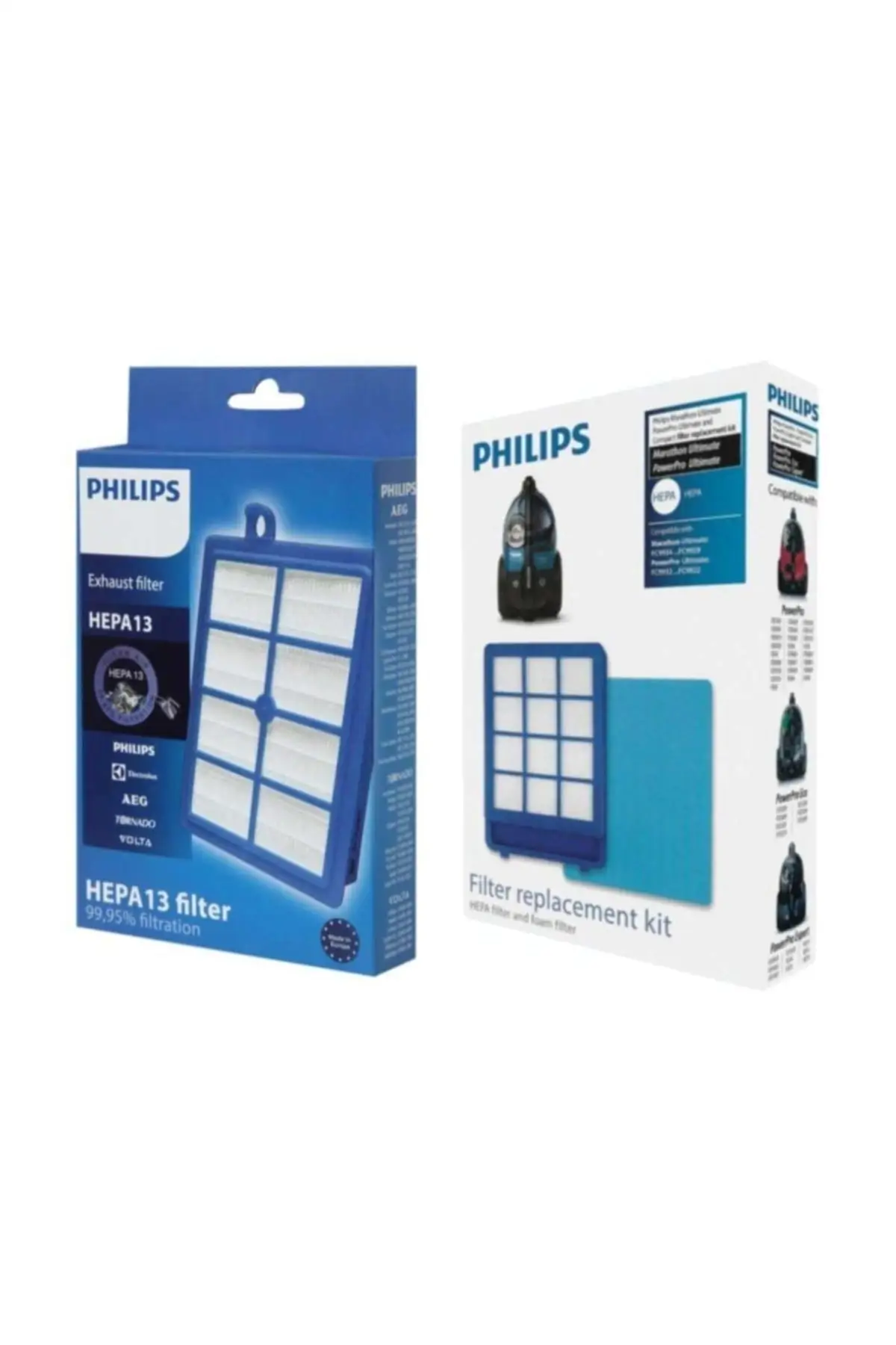 

MHK Parts Philips Fc 9924 Marathon Ultimate Front And Back Hepa Filter Set