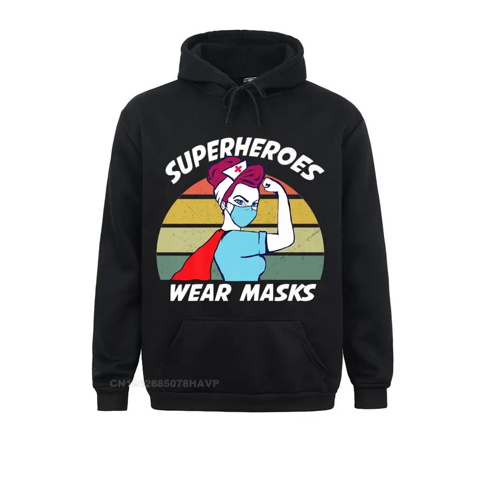 Толстовка мужская с капюшоном и длинным рукавом в стиле ретро | Мужская одежда