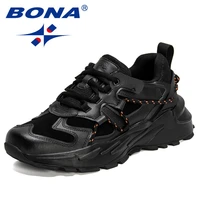 bona 2021 new designers classics sneakers men running shoes comfortable sports trend shoes man jogging casual shoes mansculino