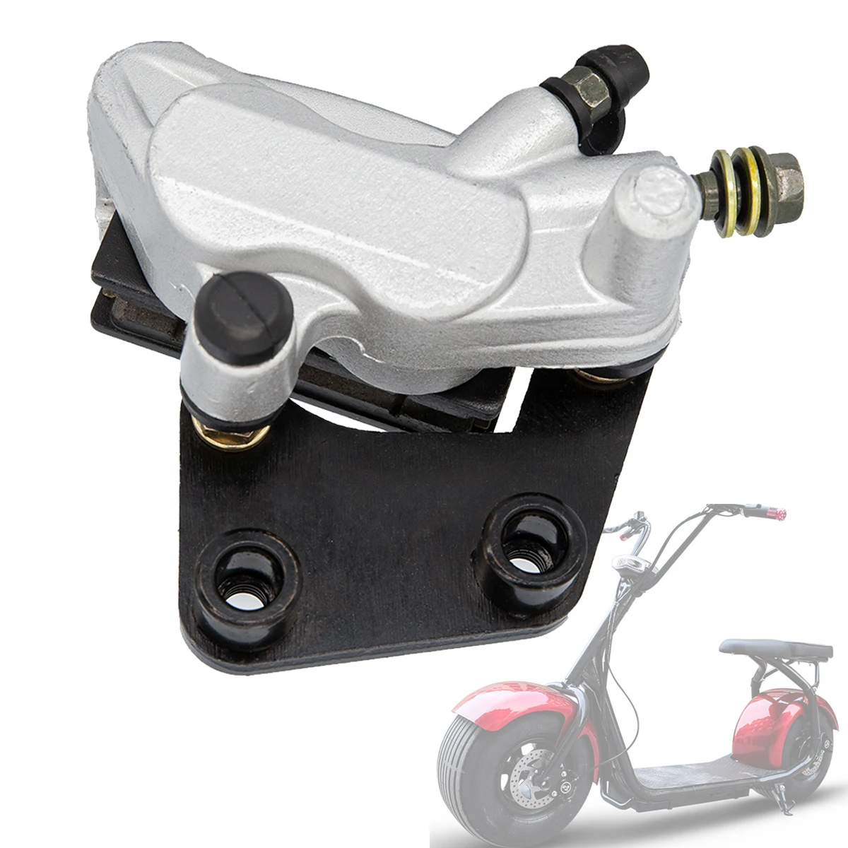 

Тормозной суппорт Citycoco для электрического велосипеда, электрического скутера, запасные части для китайского скутера Halei, задние тормозные ...