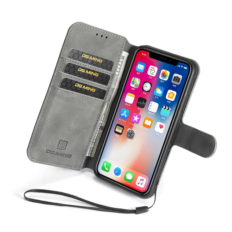 Винтажный чехол-кошелек для iPhone 11 Pro X XS XR MAX 6 6s 7 8 Plus, кожаный чехол-книжка для iPhone XR X, Чехол для карт