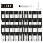 Набор пустой туши для ресниц, 100 шт., с трубками для ресниц и переносными трубками, набор контейнеров для туши сделай сам