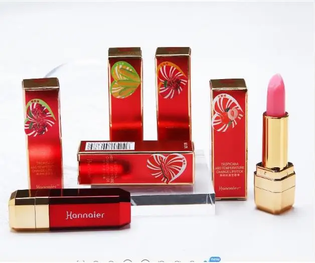 

Temperature Change Color Lipstick Moisturizing Lip Balm Easy To Paint Lasting Waterproof Lipstick Women Cosmetics