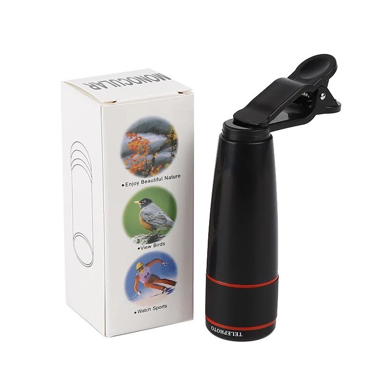 Универсальные чехлы для мобильного телефона объектив камеры Clip 12X зум сотовый