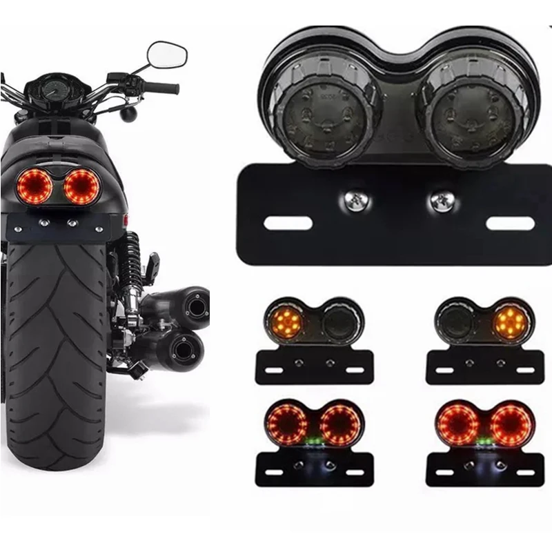 Хвост светильник для мотоцикла Harley 40 светодиодный сигнал поворота стоп сигналы s