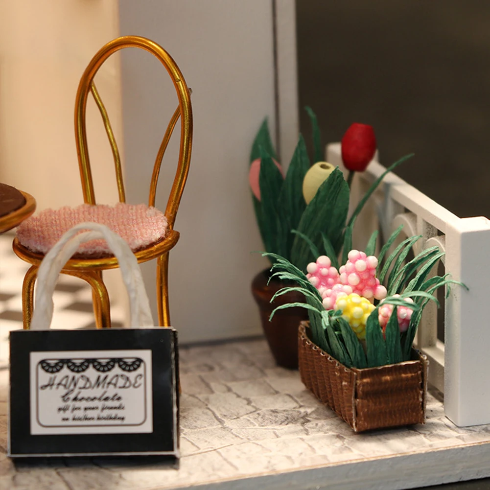 Миниатюрный Кукольный домик сделай сам в виде шоколада поделки ручной работы