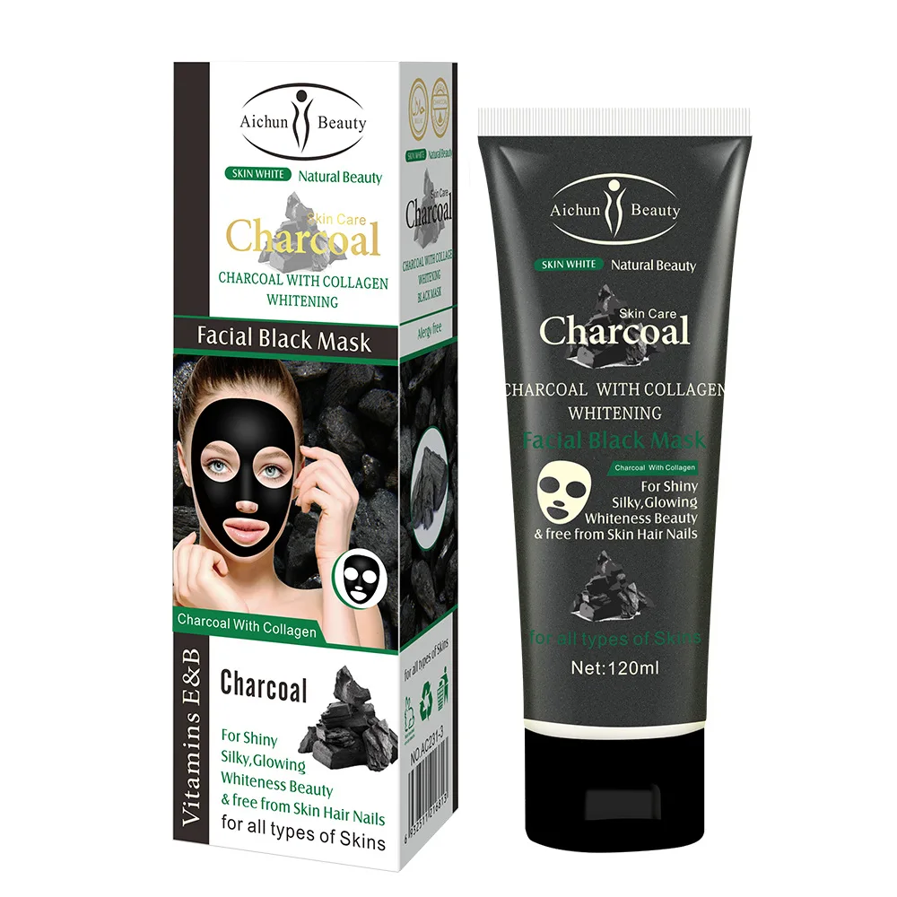 Маска с активированным углем для удаления черных точек|Средства ухода и маски| |