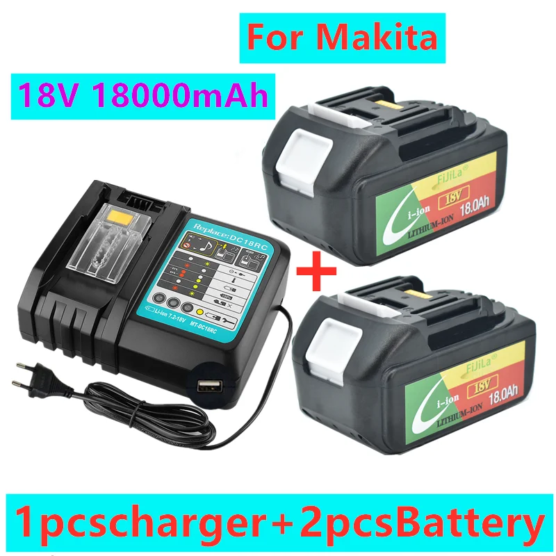 

2021 100% новый BL1860 батарея 18 V18000mAh литий-ионные для Makita 18 V батарея 18 ah BL1840 BL1850 BL1830 BL1860B LXT400 + зарядное устройство