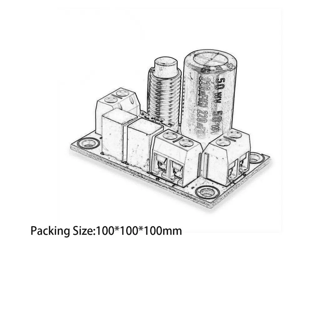 

120W 2 Way Hi-Fi Audio Speaker Frequency Divider Speaker Audio Crossover Filters 4-6 Inches 4-8 Ohms 48Hz-20KHz