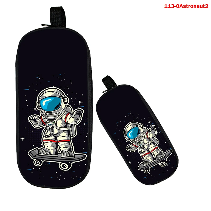 Пенал для карандашей 1 шт. школьный чехол с принтом космоса планеты астронавта