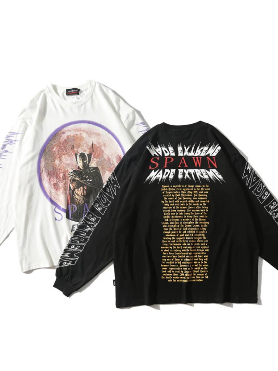 

Men Woemn Oversized Hoodie Streetwear Sweatshirt Male Clothing Sweatshirts Hip Hop Print The New 2021 The Letter The Devil