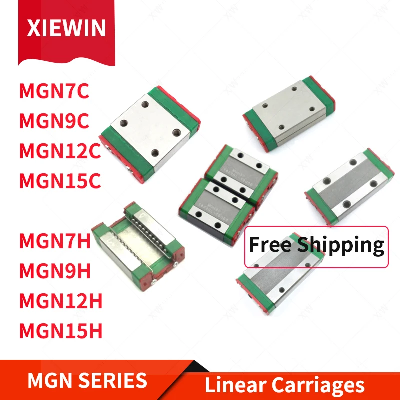 MGN9C MGN12C MGN15C MGN7C MGN12H блок линейных направляющих коляски подходит MGN9 MGN12 MGN15 линейная