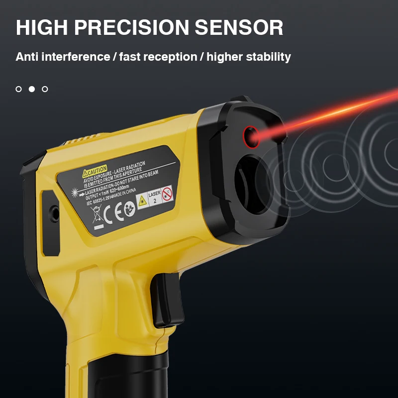 

MESTEK termometro infrarojo digital Thermometers Non Contact Laser Thermometer Temperature Gun infrared thermometer with Alarm