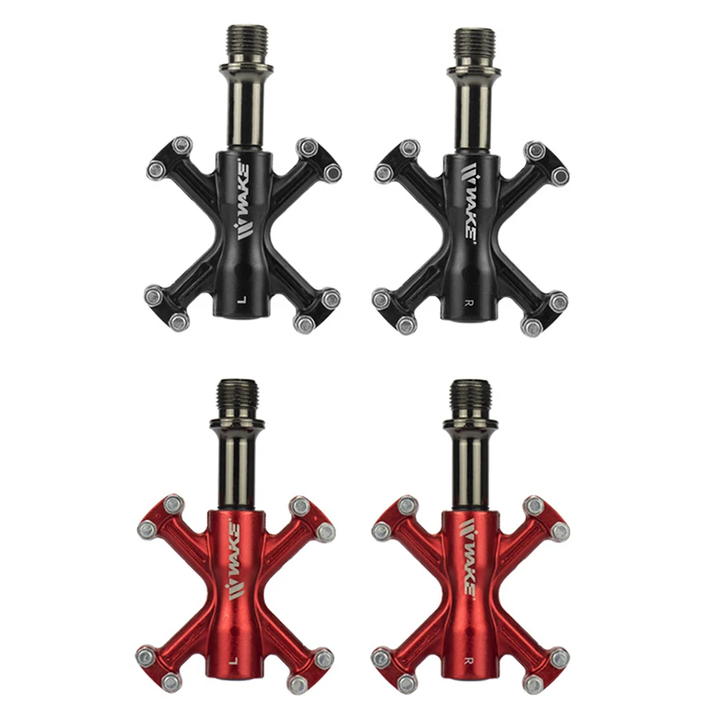 

Mountain Road Bike 3 Bearings Flat Pedals 12 Foot Pegs Sealed Anti-Slip Aluminum Alloy MTB Bicycle Pedal Cycling Parts