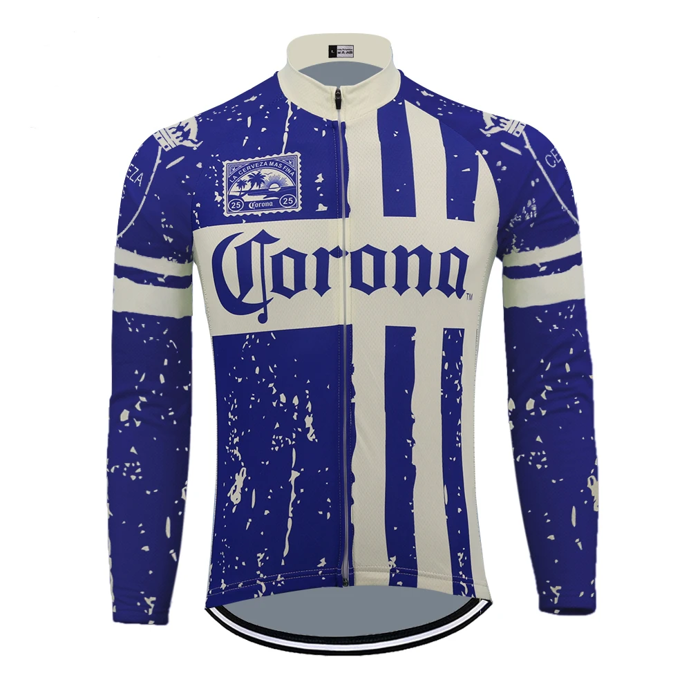 

Retro Fashion Long Sleeve Jersey Bike Wear Jersey WINTER FLEECE &THIN Cycling Clothing MTB Ropa Ciclismo