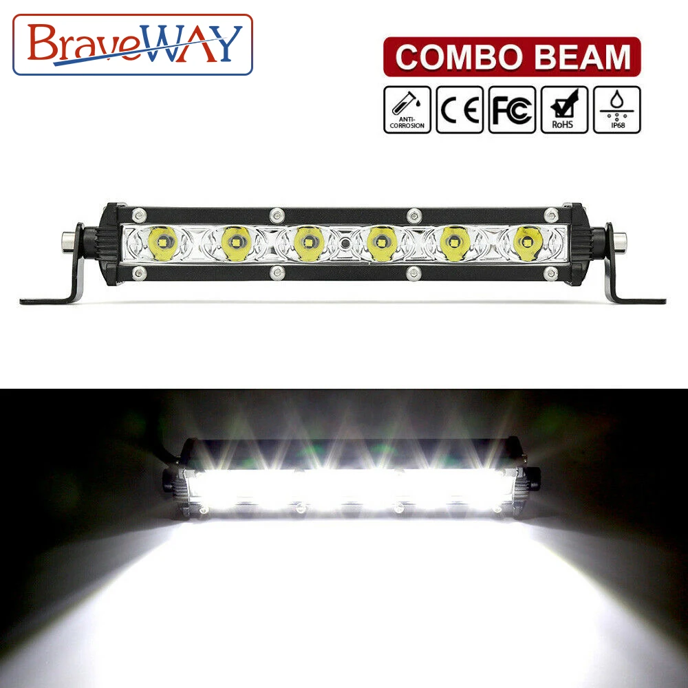 BraveWay 6D 8 дюймов 20 30 Вт 90 светодиодная световая балка точечный луч светодиодный