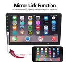 9-дюймовый сенсорный аудиоплеер Mirrorlink для iphone, Bluetooth, USB, камера заднего вида, автомобильное радио, MP5-плеер, 2 din, Авторадио без Android