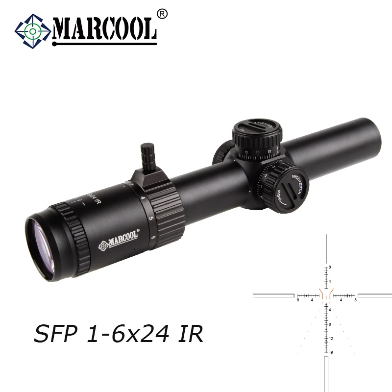 ИК-оптический прицел MARCOOL HD 1-6x24 коллиматор с быстрым фокусом тактический