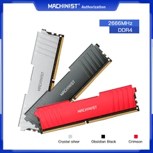 MACHINIST DDR4 8GB Memory Ram 2666 MHZ Memory Desktop RAM Dimm with Heat Sink