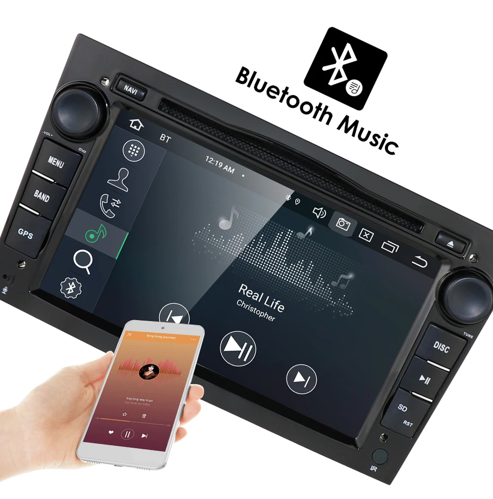 HD 1024*600 Восьмиядерный 2din Android 9,0 4G+ 64G Автомобильный dvd-плеер для Opel Corsa Vectra C D Meriva Vivaro Tigra Signum радио gps Navi