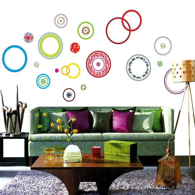 Обои с рисунком круги для стен