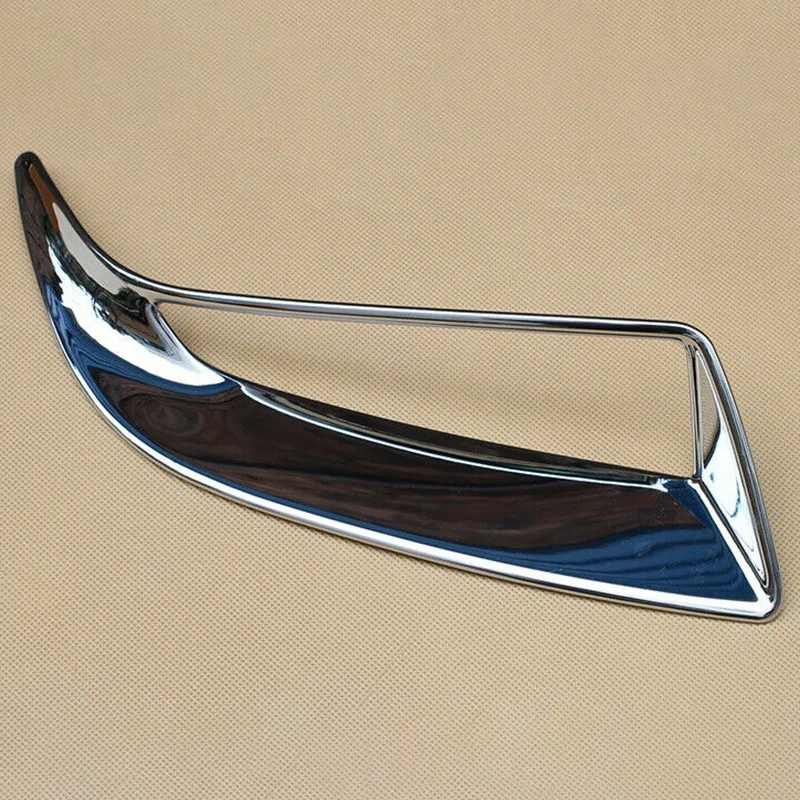 2 шт. автомобиля хром Лампа заднего противотуманного фонаря прессформа крышки