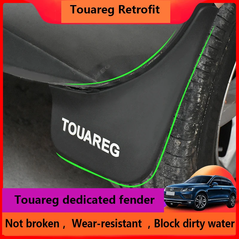 

2011 2012 2013 2014 2015 2016 2017 2018 2019 for VW TOUAREG Splash Guard (Mud Flaps) 4 pcs