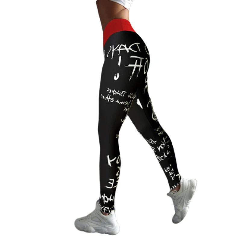 Лидер продаж штаны для йоги женские Уникальные леггинсы фитнеса тренировки
