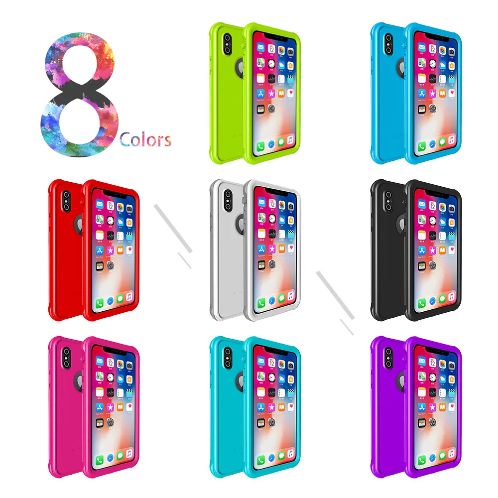 IP68 Водонепроницаемый чехол для iPhone SE X XS ударопрочный 7 8 6 Plus Дайвинг Плавание
